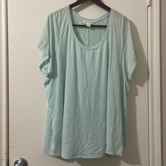 Athleta Stratus II Light Green Short Sleeve Tee Size 3X - Picture 2 of 12